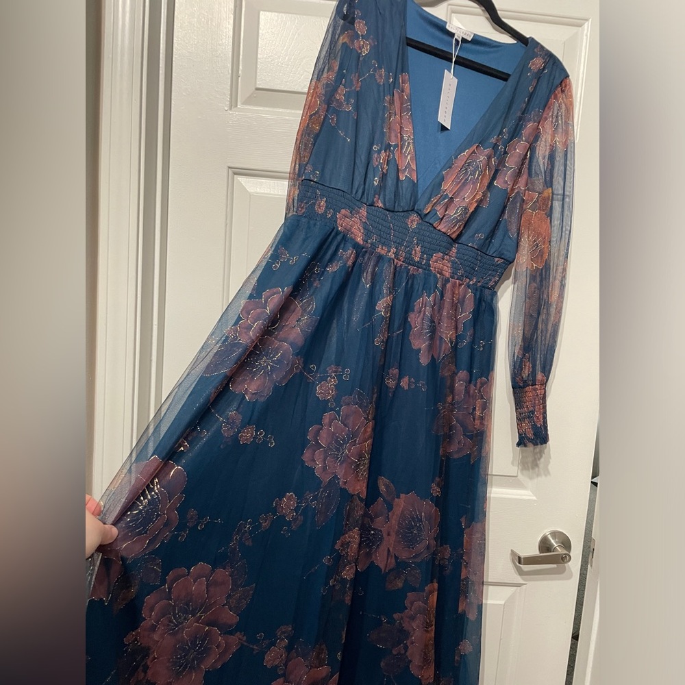 NWT. Baltic Born Layla Tulle Maxi Dress. Size 3x.